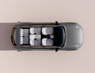 Volvo EX90 widok z góry